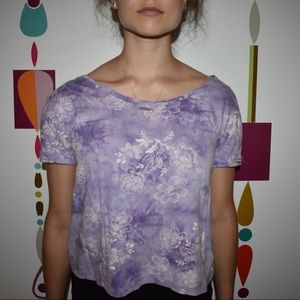 Urban outfitters purple tie-dye tee